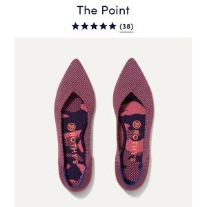 Retired Rothy’s Rose Double Stitch New in Box